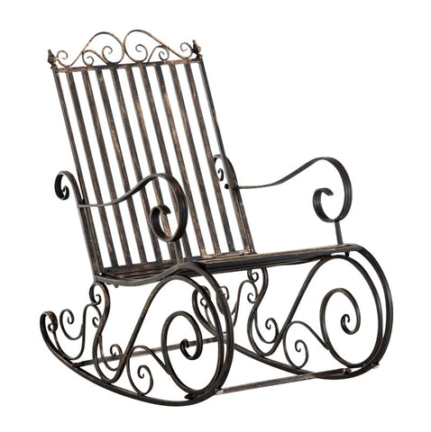 TPFLiving Schaukelstuhl Smilla - Gestell Eisen antik TPFLiving Schaukelstuhl Smilla - Gestell Eisen antik