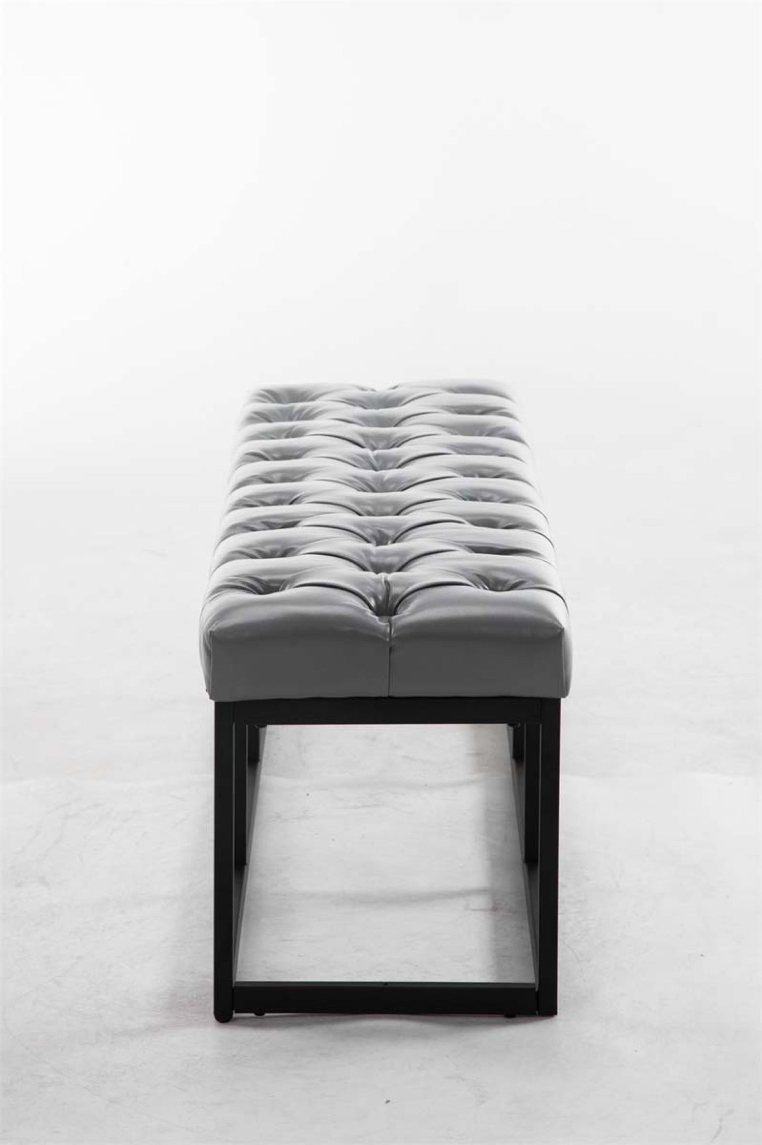 TPFLiving Sitzbank Amor Kunstleder - Gestell matt schwarz - 120 TPFLiving Sitzbank Amor Kunstleder - Gestell matt schwarz - 120