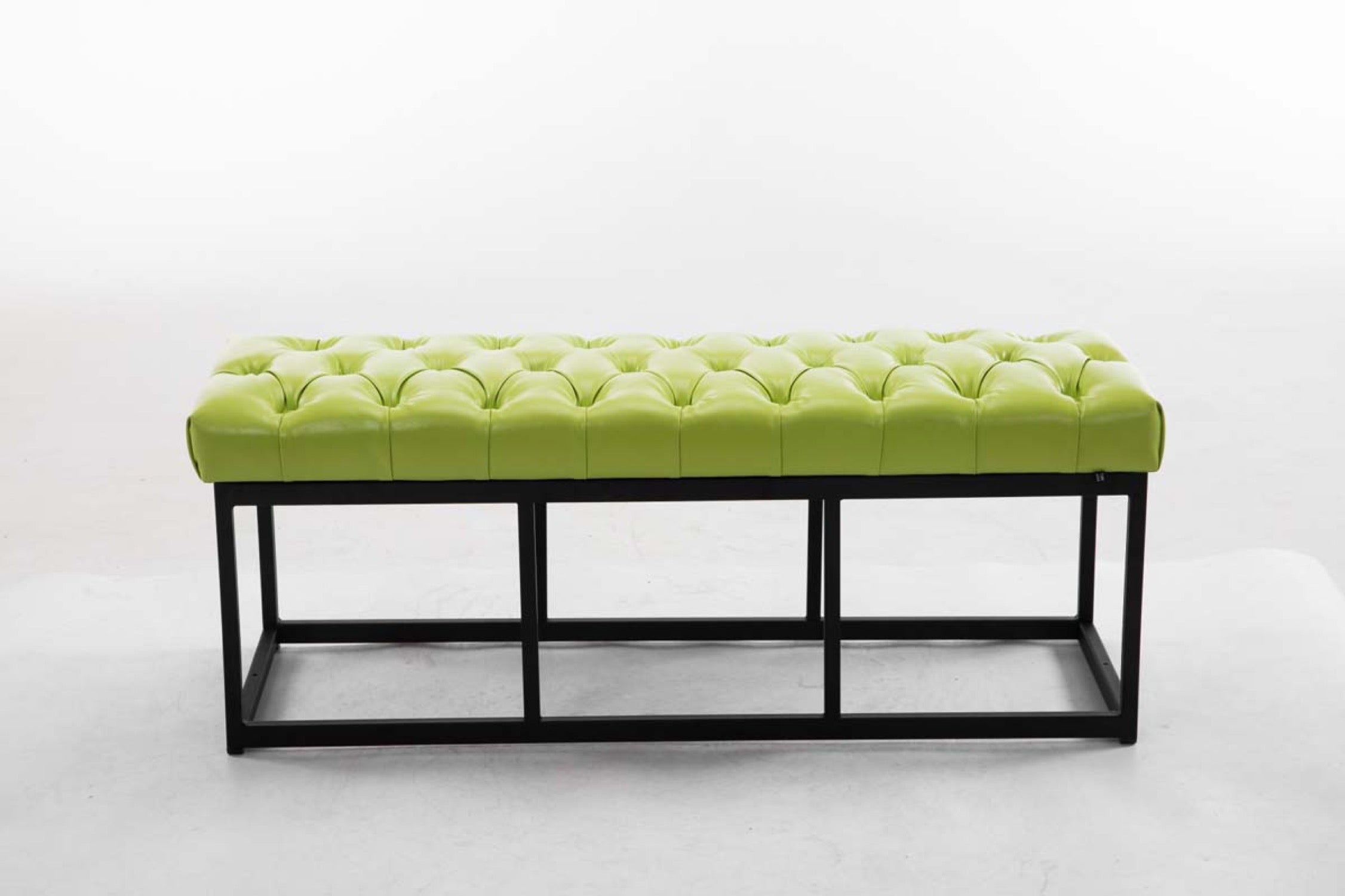 TPFLiving Sitzbank Amor Kunstleder - Gestell matt schwarz - 120 TPFLiving Sitzbank Amor Kunstleder - Gestell matt schwarz - 120