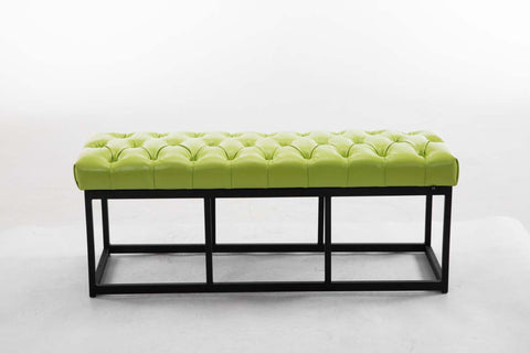 TPFLiving Sitzbank Amor Kunstleder - Gestell matt schwarz - 120 TPFLiving Sitzbank Amor Kunstleder - Gestell matt schwarz - 120