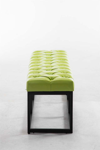 TPFLiving Sitzbank Amor Kunstleder - Gestell matt schwarz - 120 TPFLiving Sitzbank Amor Kunstleder - Gestell matt schwarz - 120