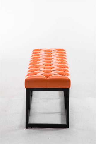 TPFLiving Sitzbank Amor Kunstleder - Gestell matt schwarz - 120 TPFLiving Sitzbank Amor Kunstleder - Gestell matt schwarz - 120