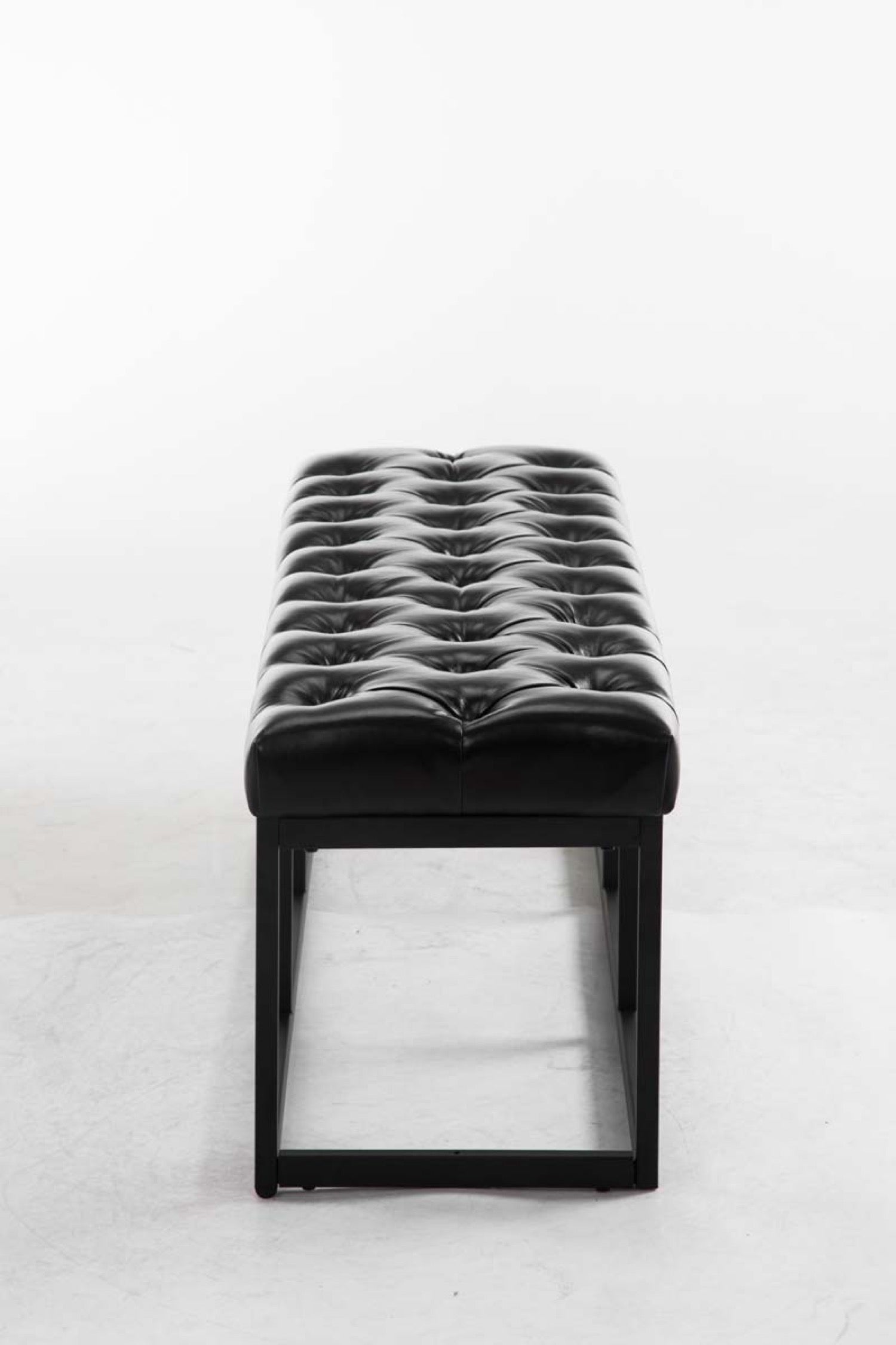 TPFLiving Sitzbank Amor Kunstleder - Gestell matt schwarz - 120 TPFLiving Sitzbank Amor Kunstleder - Gestell matt schwarz - 120