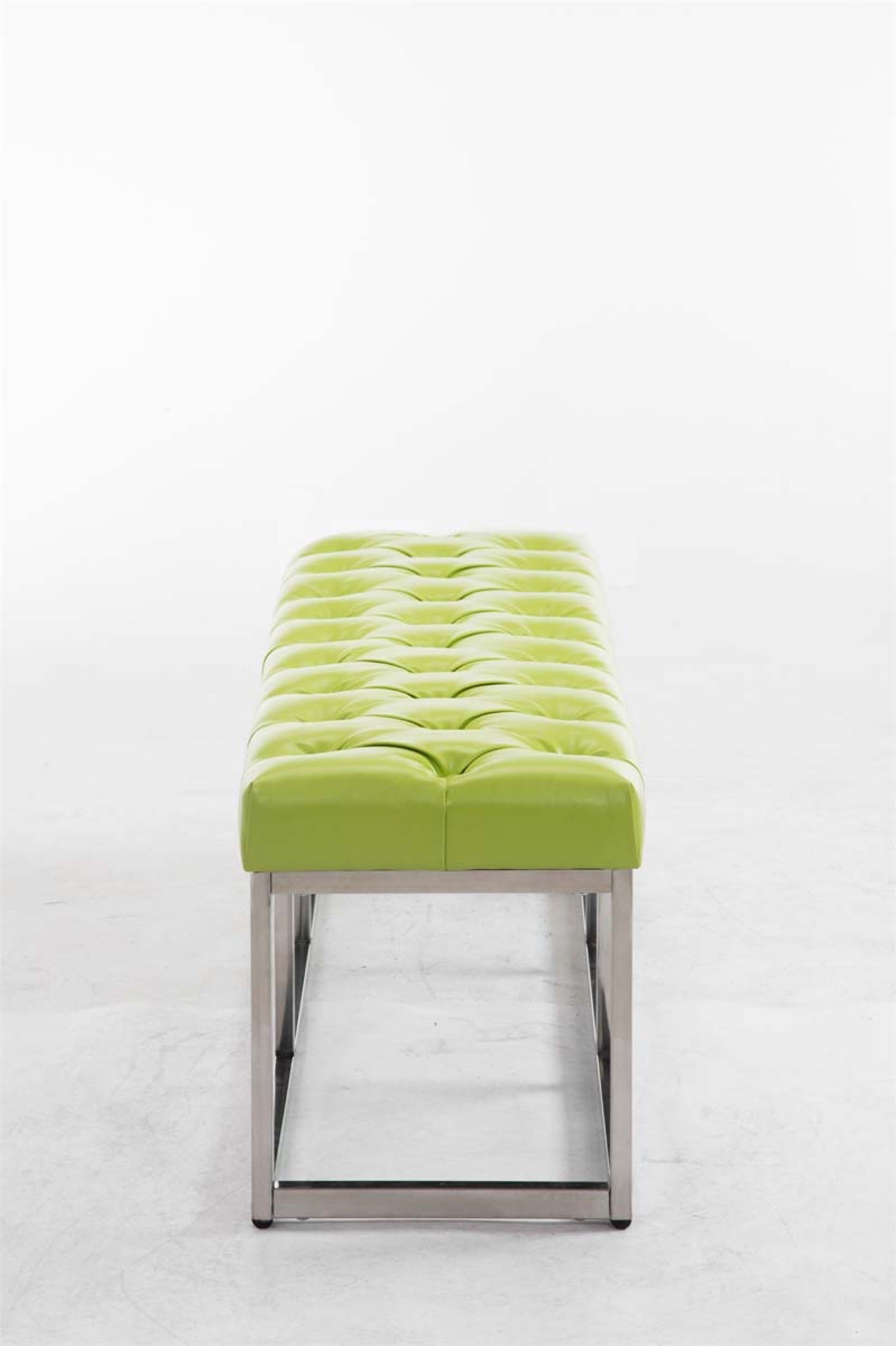 TPFLiving Sitzbank Amor Kunstleder - Gestell Edelstahl matt gebürstet - 120 TPFLiving Sitzbank Amor Kunstleder - Gestell Edelstahl matt gebürstet - 120