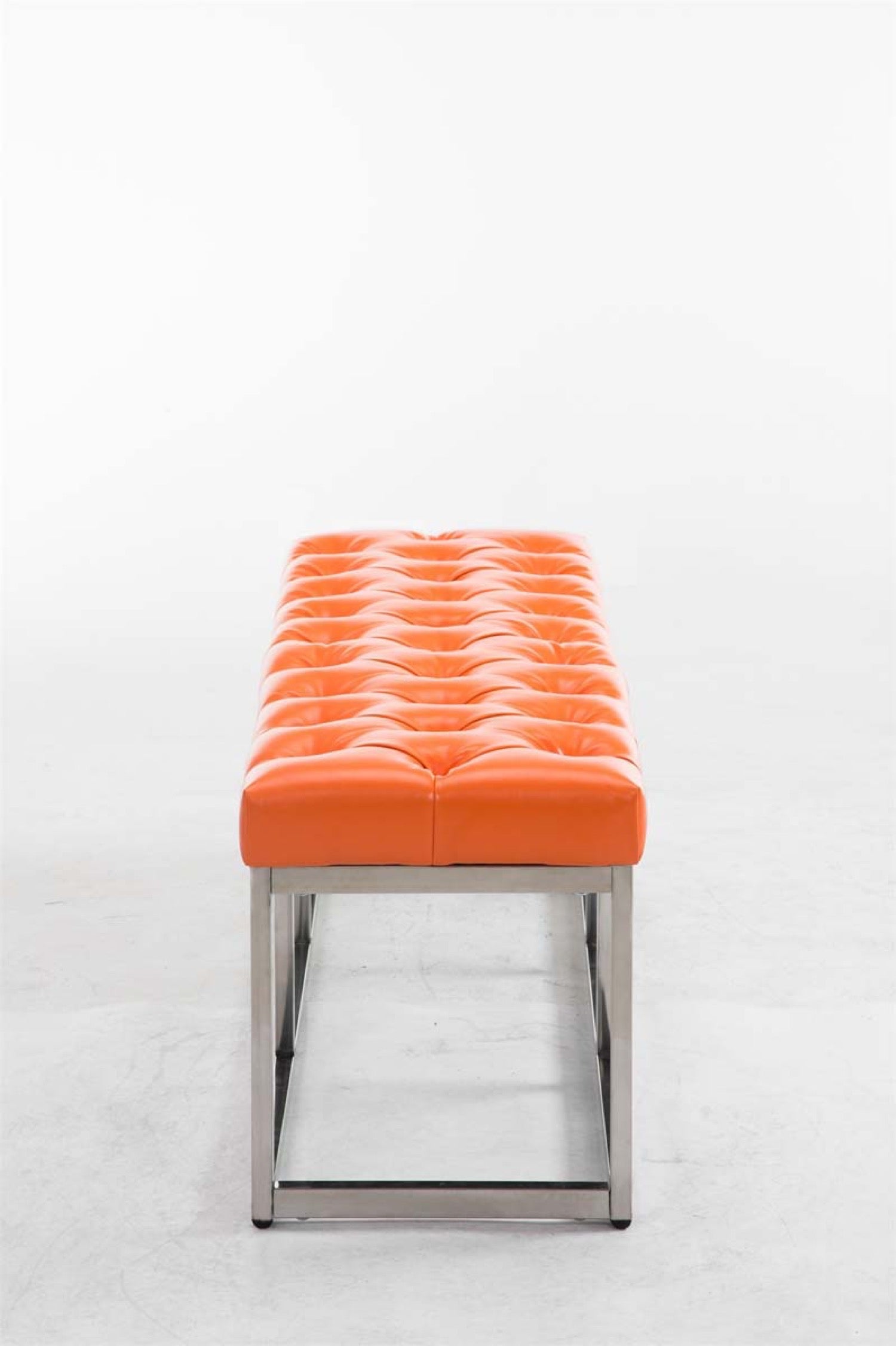 TPFLiving Sitzbank Amor Kunstleder - Gestell Edelstahl matt gebürstet - 120 TPFLiving Sitzbank Amor Kunstleder - Gestell Edelstahl matt gebürstet - 120