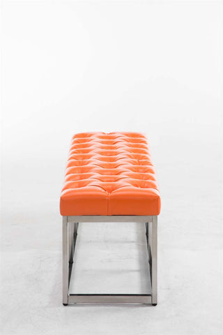 TPFLiving Sitzbank Amor Kunstleder - Gestell Edelstahl matt gebürstet - 120 TPFLiving Sitzbank Amor Kunstleder - Gestell Edelstahl matt gebürstet - 120