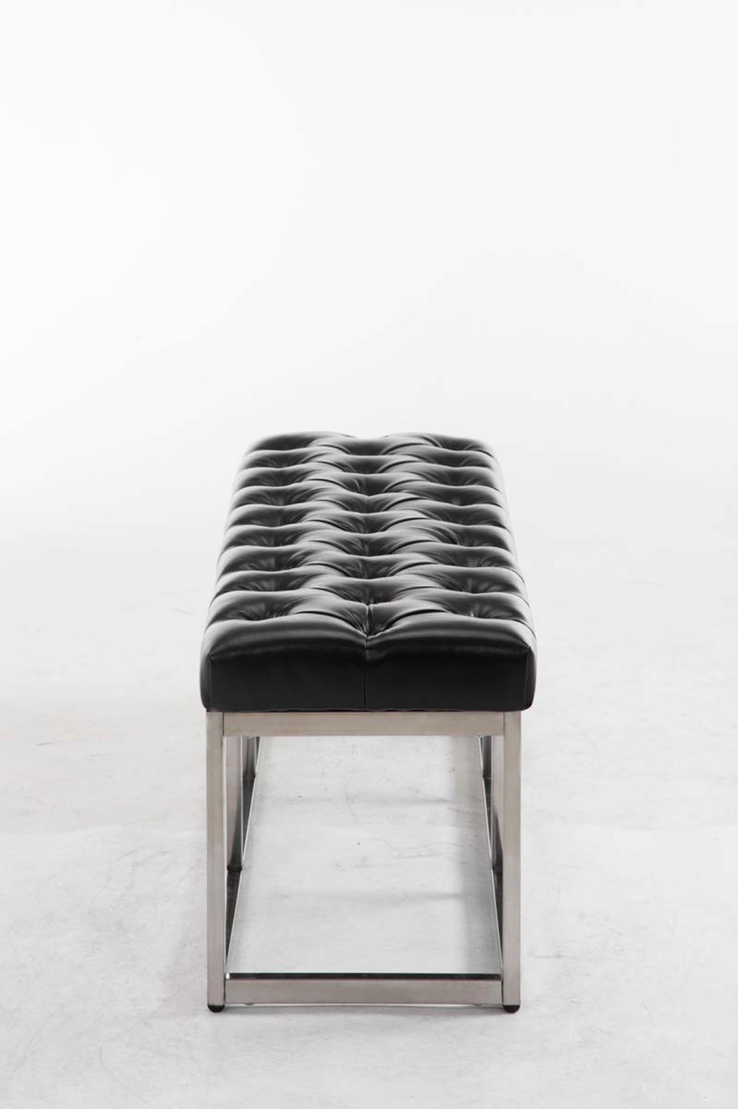 TPFLiving Sitzbank Amor Kunstleder - Gestell Edelstahl matt gebürstet - 120 TPFLiving Sitzbank Amor Kunstleder - Gestell Edelstahl matt gebürstet - 120