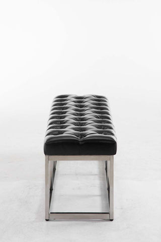 TPFLiving Sitzbank Amor Kunstleder - Gestell Edelstahl matt gebürstet - 120 TPFLiving Sitzbank Amor Kunstleder - Gestell Edelstahl matt gebürstet - 120