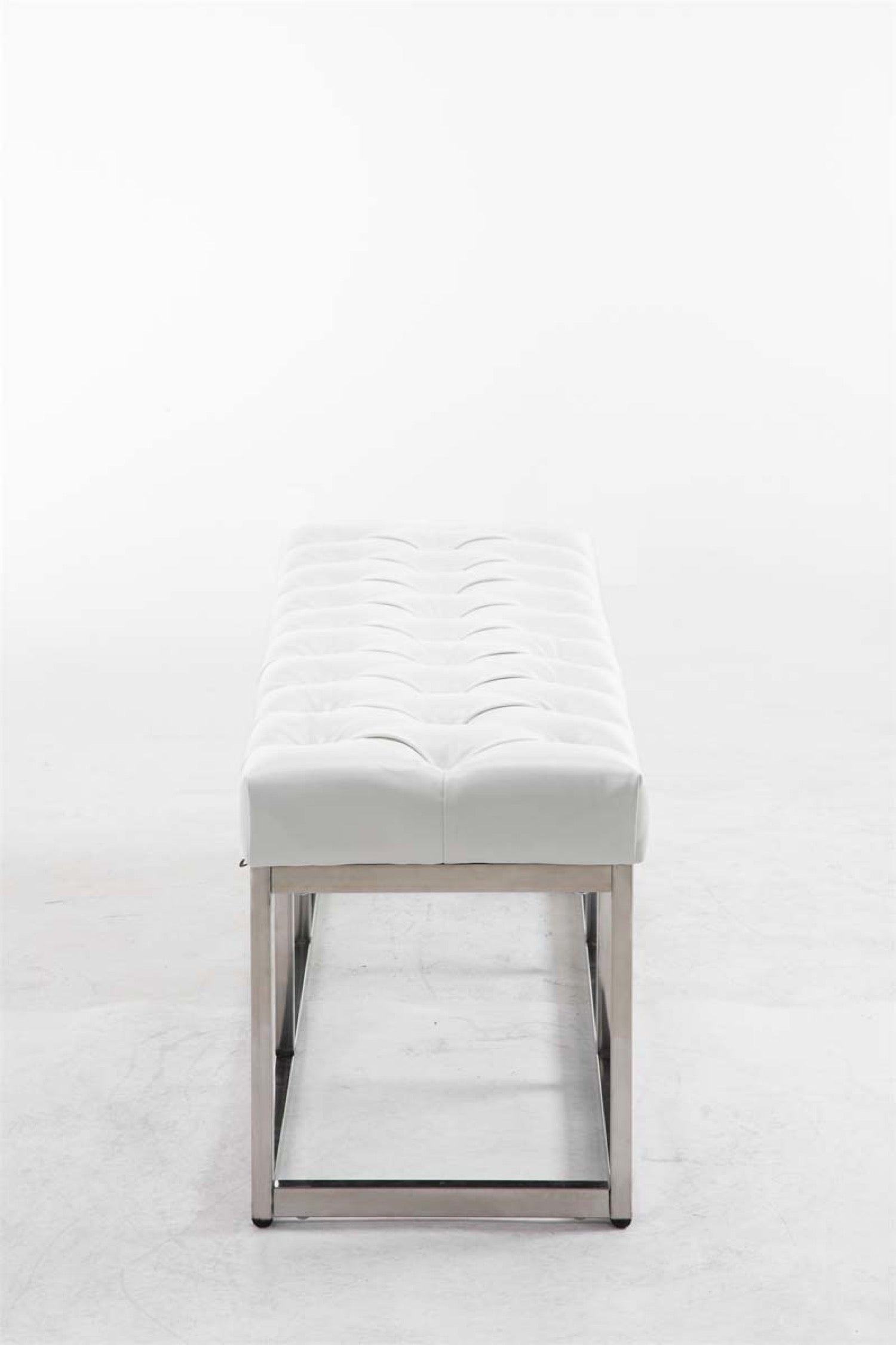 TPFLiving Sitzbank Amor Kunstleder - Gestell Edelstahl matt gebürstet - 120 TPFLiving Sitzbank Amor Kunstleder - Gestell Edelstahl matt gebürstet - 120