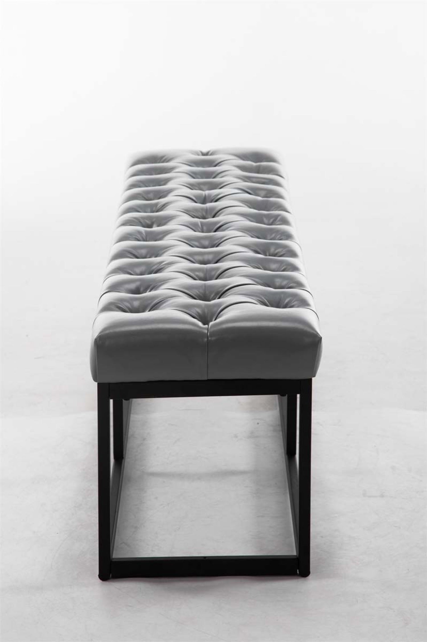 TPFLiving Sitzbank Amor Kunstleder - Gestell matt schwarz - 150 TPFLiving Sitzbank Amor Kunstleder - Gestell matt schwarz - 150