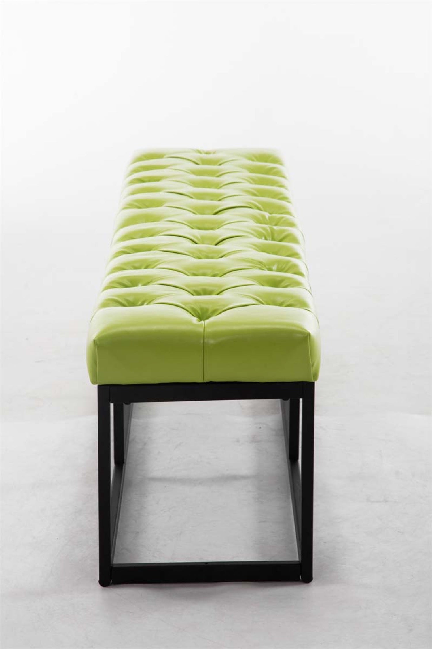 TPFLiving Sitzbank Amor Kunstleder - Gestell matt schwarz - 150 TPFLiving Sitzbank Amor Kunstleder - Gestell matt schwarz - 150