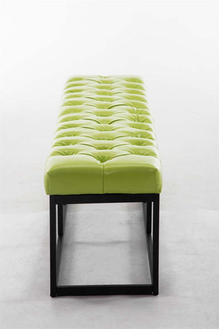 TPFLiving Sitzbank Amor Kunstleder - Gestell matt schwarz - 150 TPFLiving Sitzbank Amor Kunstleder - Gestell matt schwarz - 150