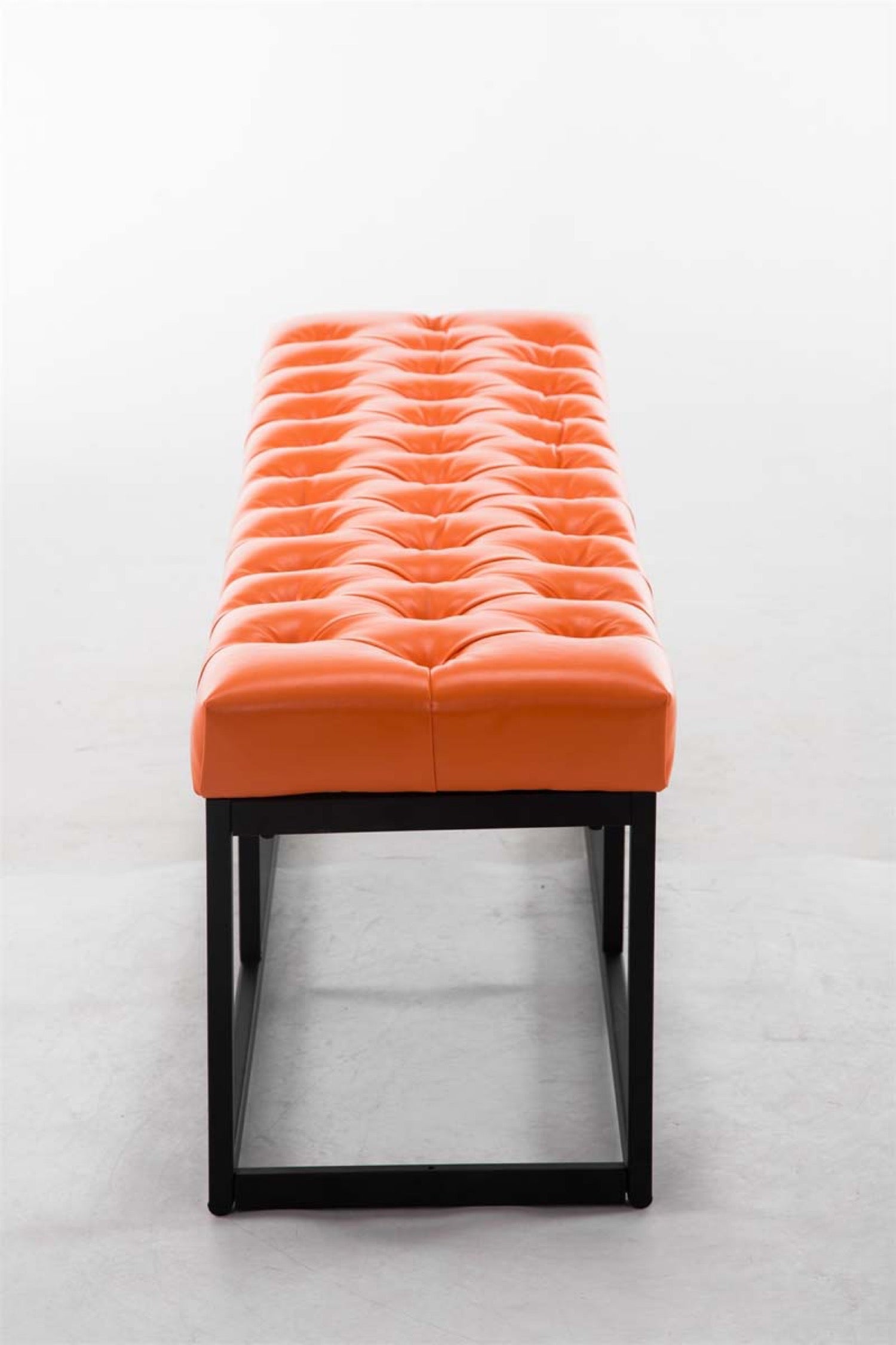 TPFLiving Sitzbank Amor Kunstleder - Gestell matt schwarz - 150 TPFLiving Sitzbank Amor Kunstleder - Gestell matt schwarz - 150