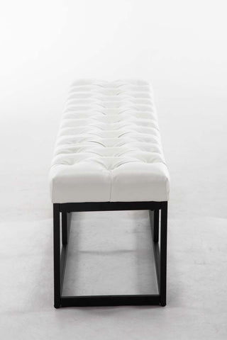 TPFLiving Sitzbank Amor Kunstleder - Gestell matt schwarz - 150 TPFLiving Sitzbank Amor Kunstleder - Gestell matt schwarz - 150