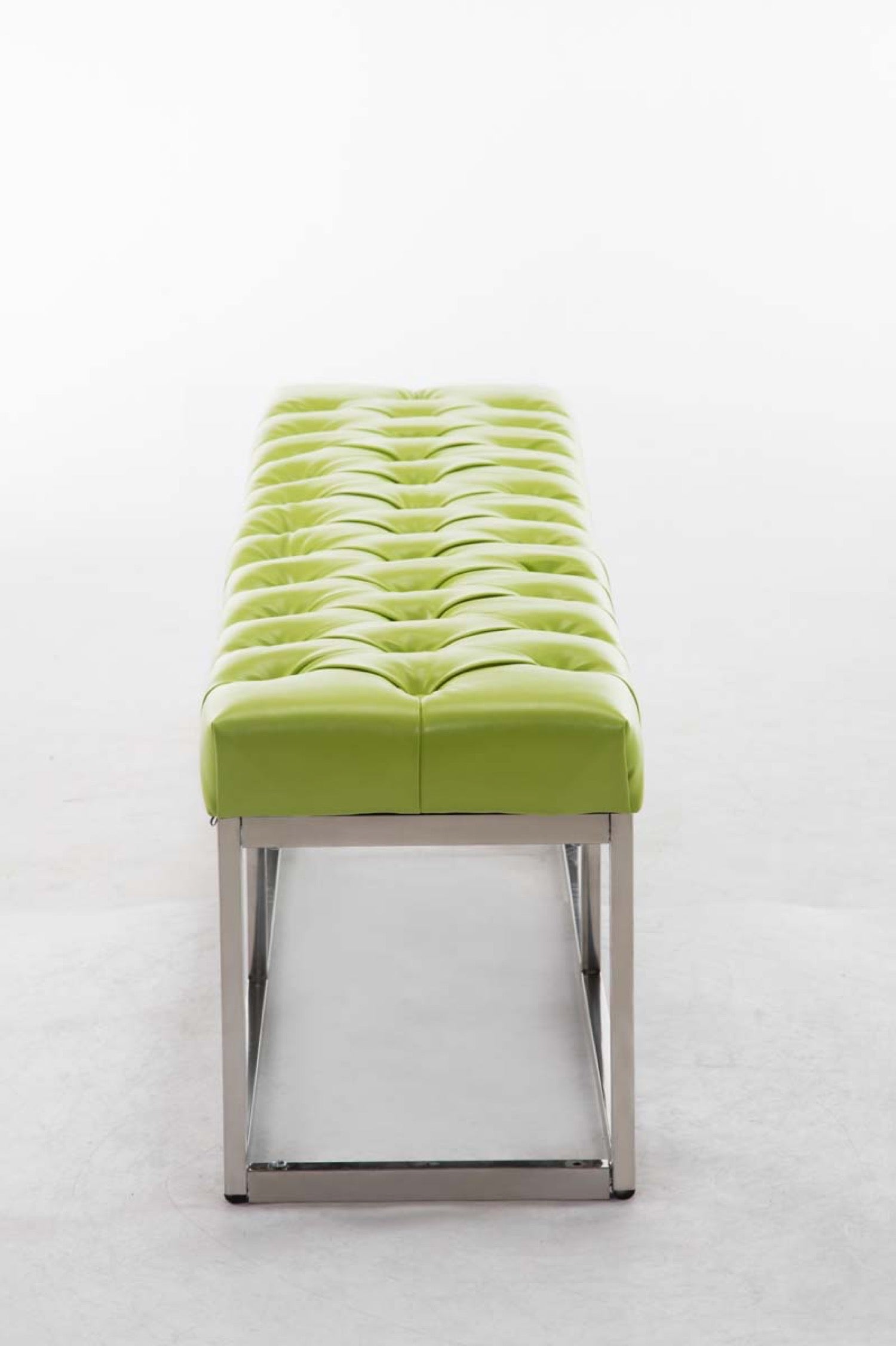 TPFLiving Sitzbank Amor Kunstleder - Gestell Edelstahl matt gebürstet - 150 TPFLiving Sitzbank Amor Kunstleder - Gestell Edelstahl matt gebürstet - 150