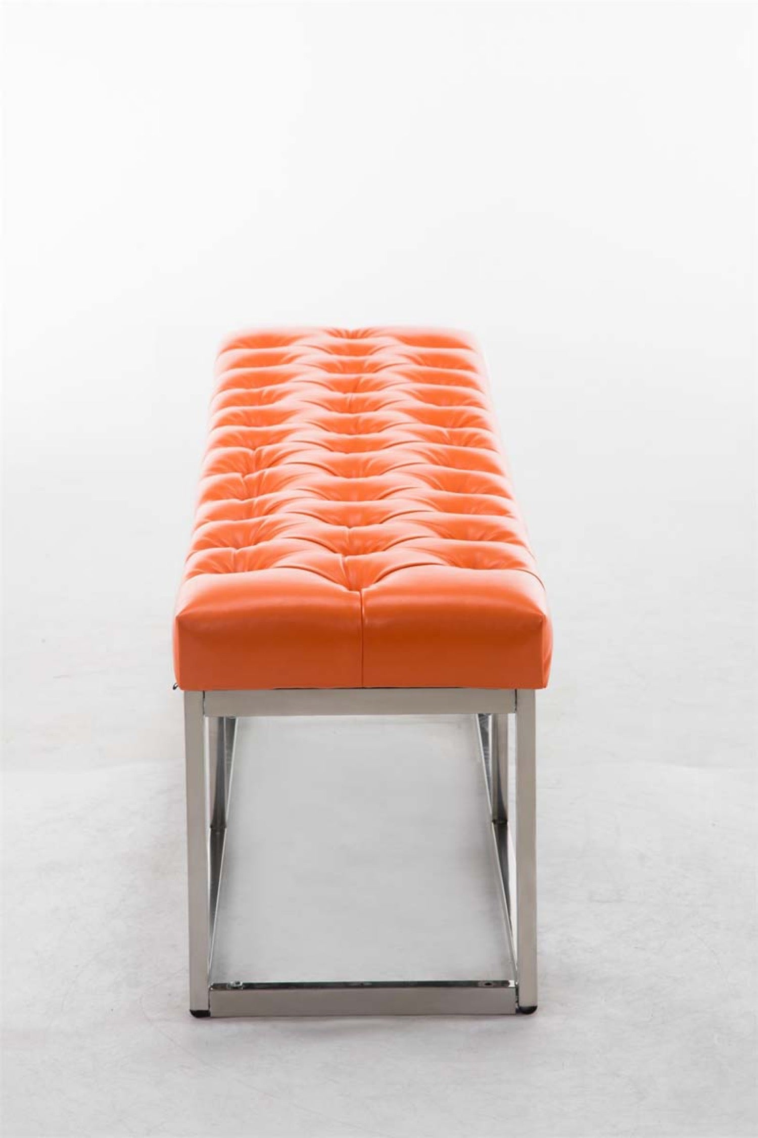 TPFLiving Sitzbank Amor Kunstleder - Gestell Edelstahl matt gebürstet - 150 TPFLiving Sitzbank Amor Kunstleder - Gestell Edelstahl matt gebürstet - 150