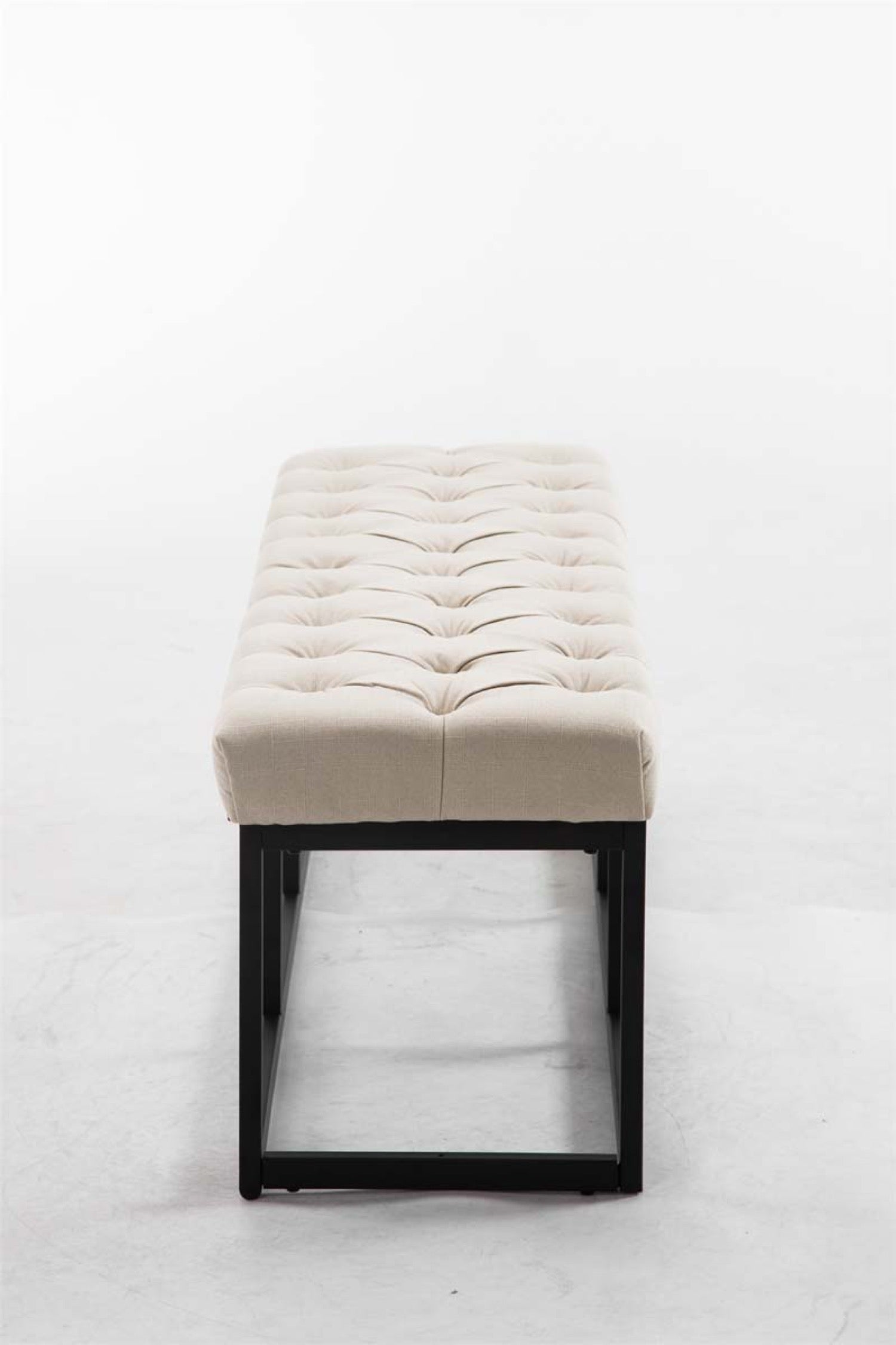 TPFLiving Sitzbank Amor Stoff - Gestell matt schwarz - 120 TPFLiving Sitzbank Amor Stoff - Gestell matt schwarz - 120