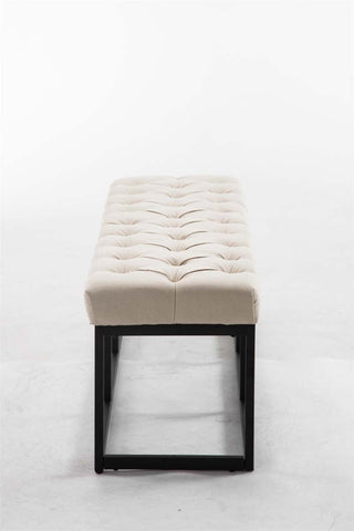 TPFLiving Sitzbank Amor Stoff - Gestell matt schwarz - 120 TPFLiving Sitzbank Amor Stoff - Gestell matt schwarz - 120