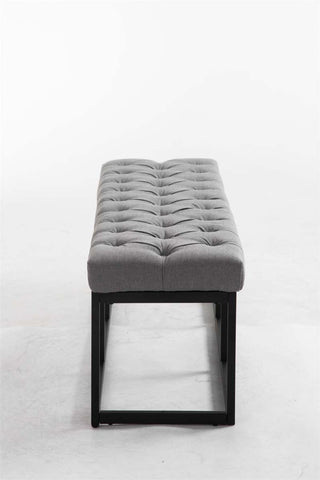 TPFLiving Sitzbank Amor Stoff - Gestell matt schwarz - 120 TPFLiving Sitzbank Amor Stoff - Gestell matt schwarz - 120