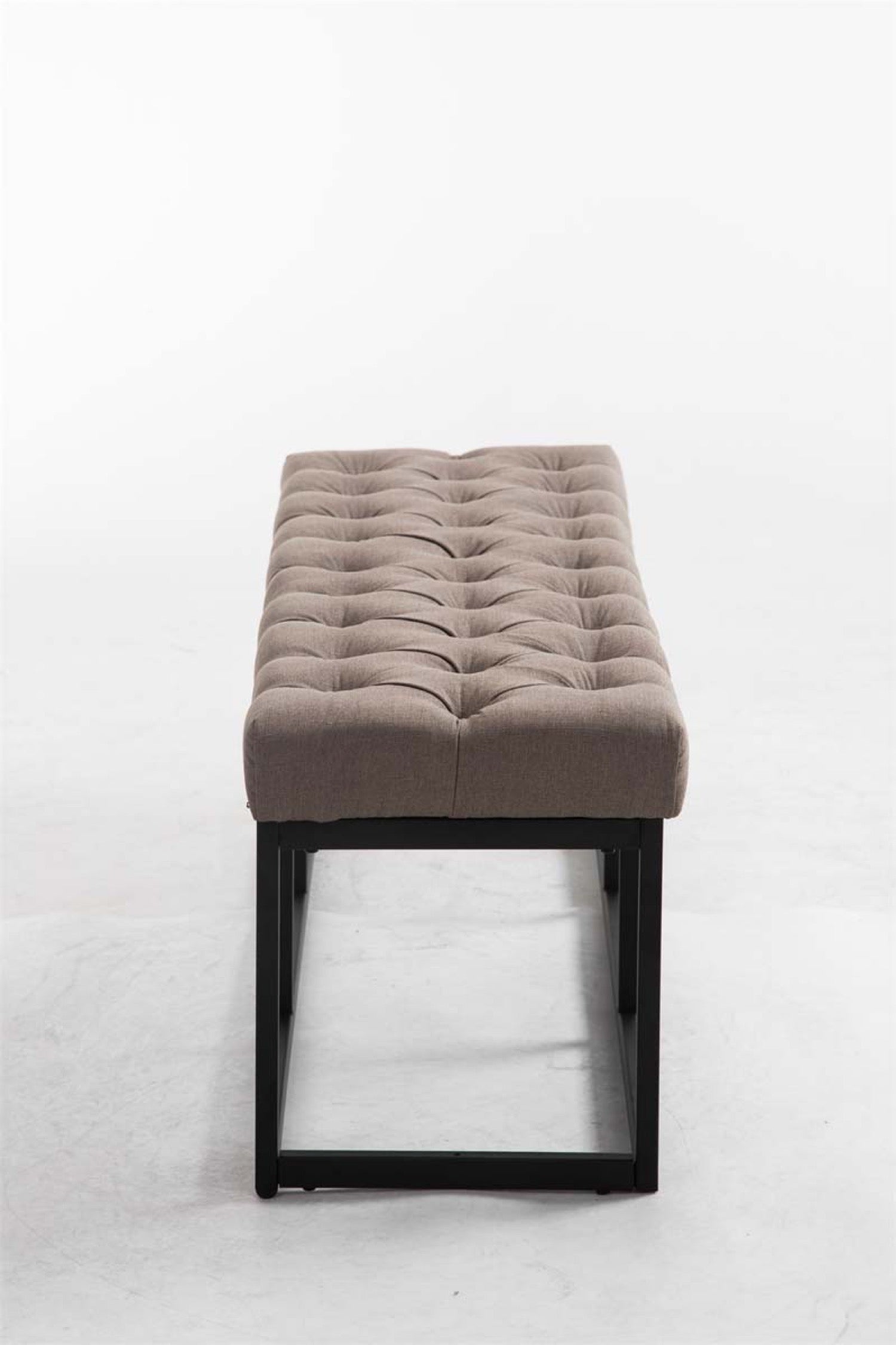 TPFLiving Sitzbank Amor Stoff - Gestell matt schwarz - 120 TPFLiving Sitzbank Amor Stoff - Gestell matt schwarz - 120