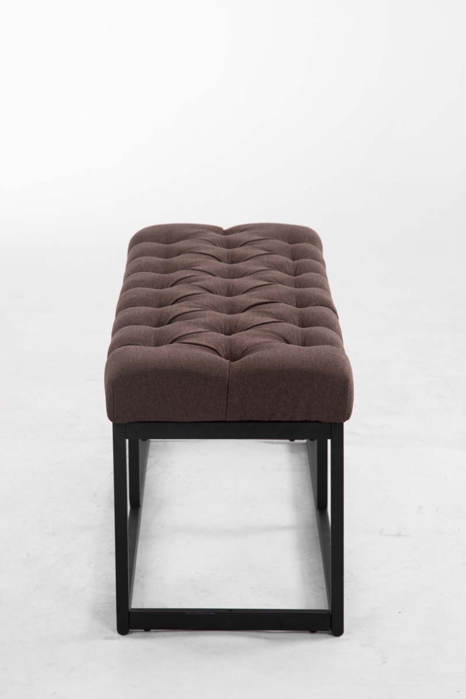 TPFLiving Sitzbank Amor Stoff - Gestell matt schwarz - 100 TPFLiving Sitzbank Amor Stoff - Gestell matt schwarz - 100