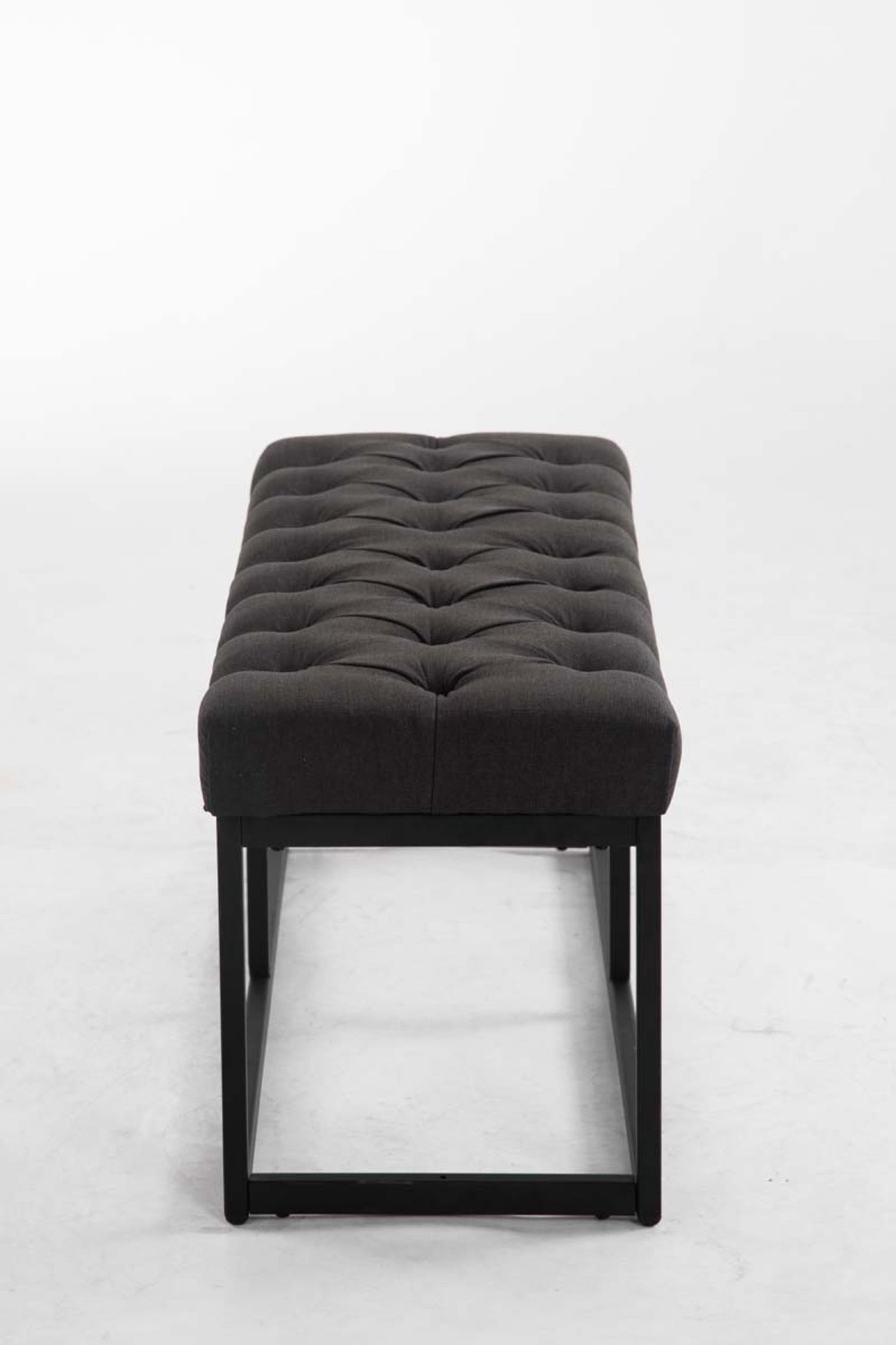 TPFLiving Sitzbank Amor Stoff - Gestell matt schwarz - 100 TPFLiving Sitzbank Amor Stoff - Gestell matt schwarz - 100