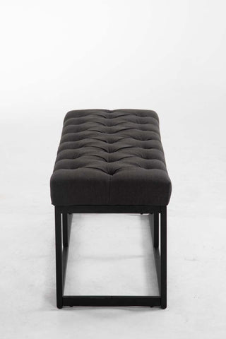 TPFLiving Sitzbank Amor Stoff - Gestell matt schwarz - 100 TPFLiving Sitzbank Amor Stoff - Gestell matt schwarz - 100