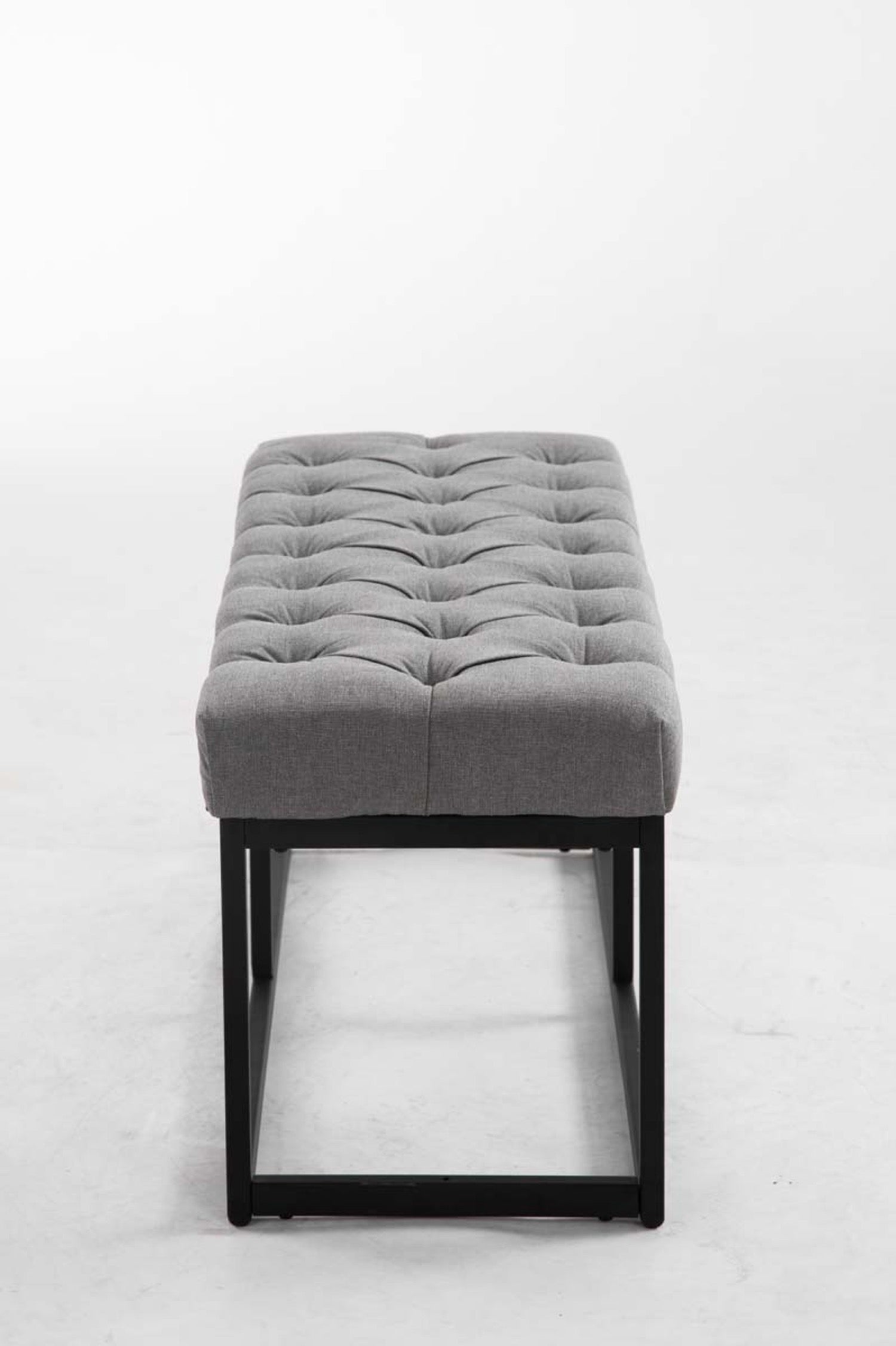 TPFLiving Sitzbank Amor Stoff - Gestell matt schwarz - 100 TPFLiving Sitzbank Amor Stoff - Gestell matt schwarz - 100