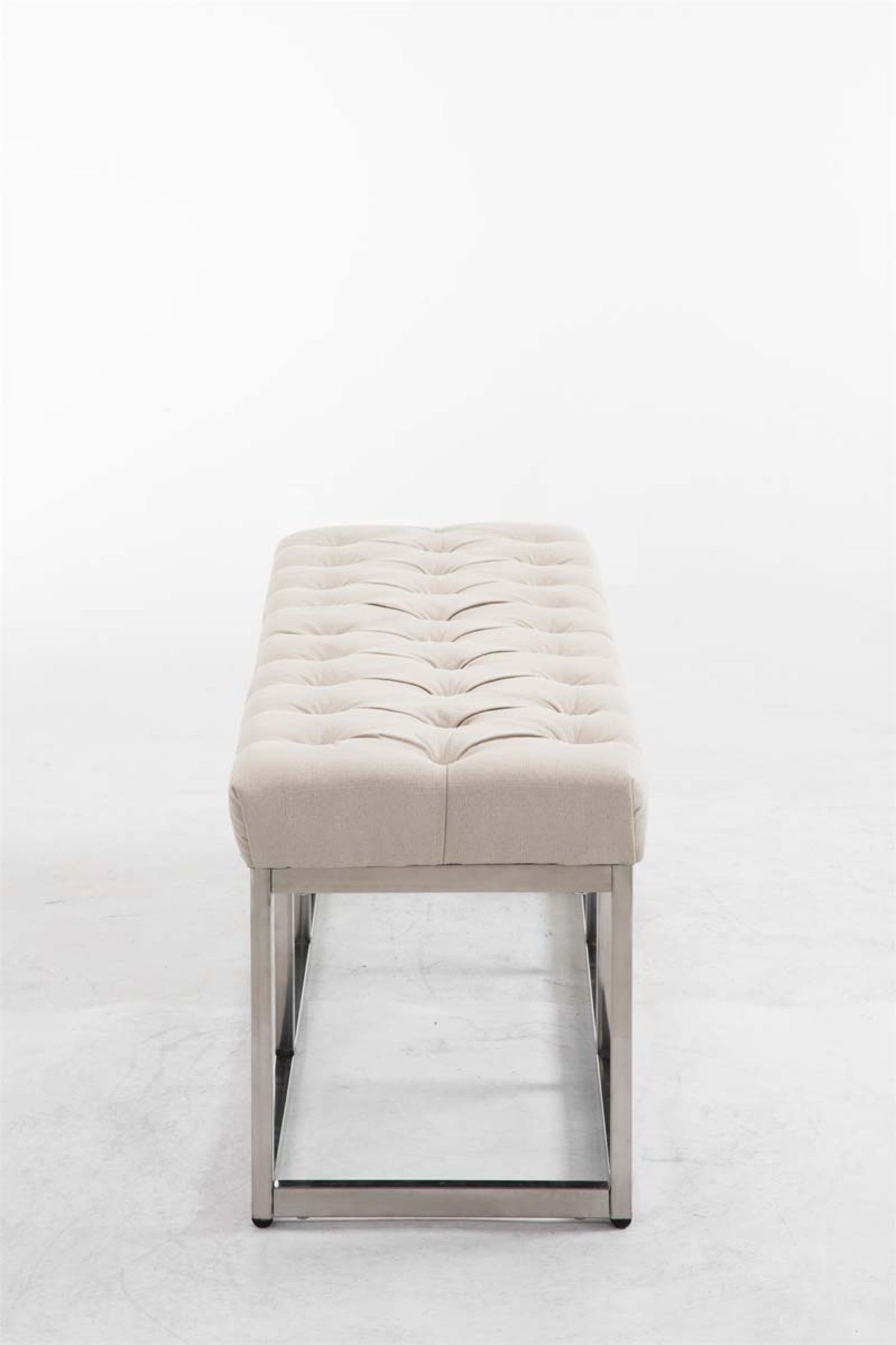 TPFLiving Sitzbank Amor Stoff - Gestell Edelstahl matt gebürstet - 120 TPFLiving Sitzbank Amor Stoff - Gestell Edelstahl matt gebürstet - 120