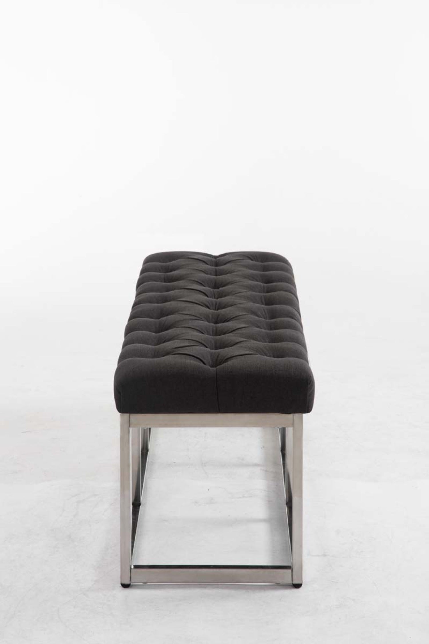 TPFLiving Sitzbank Amor Stoff - Gestell Edelstahl matt gebürstet - 120 TPFLiving Sitzbank Amor Stoff - Gestell Edelstahl matt gebürstet - 120