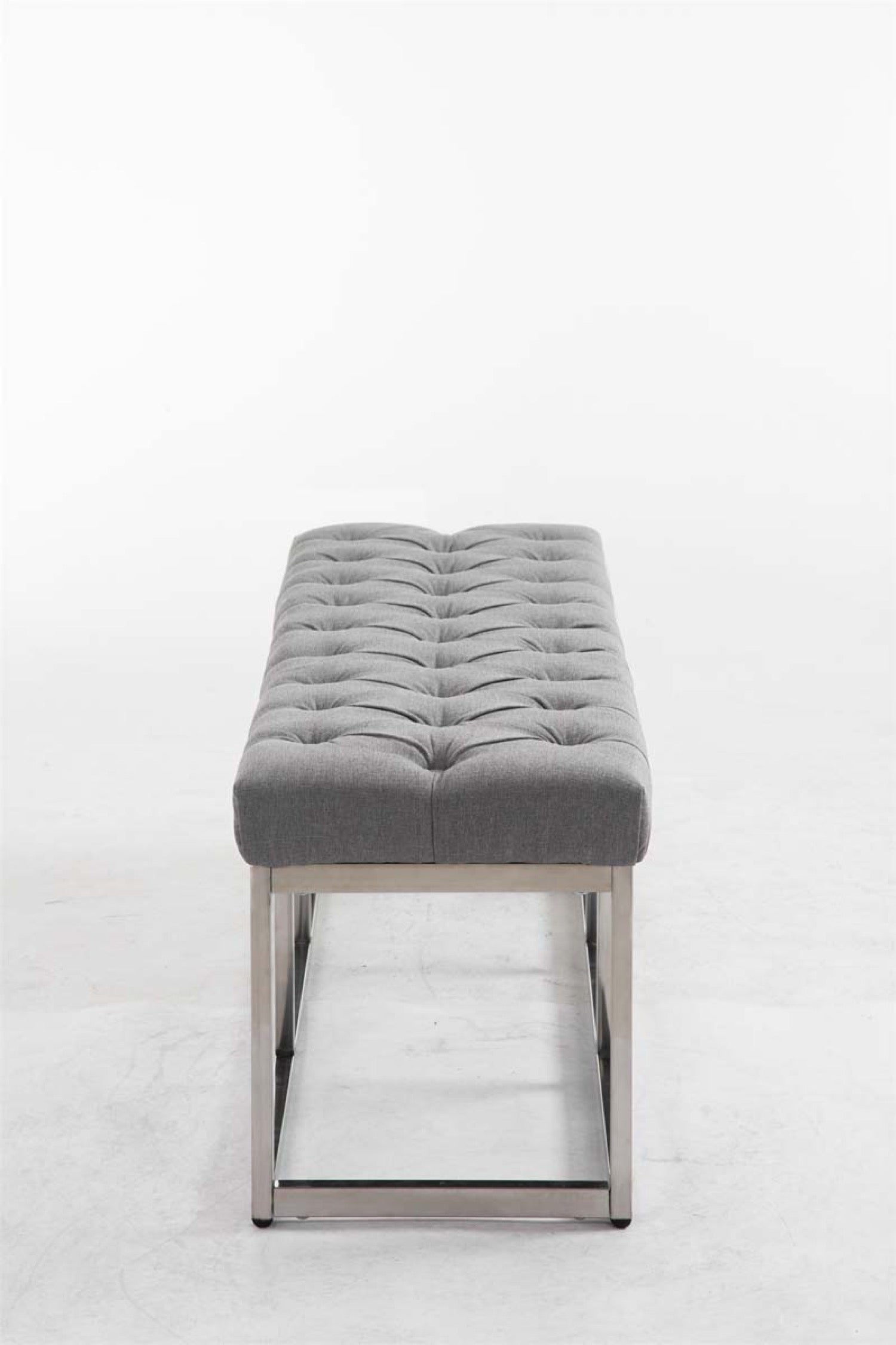 TPFLiving Sitzbank Amor Stoff - Gestell Edelstahl matt gebürstet - 120 TPFLiving Sitzbank Amor Stoff - Gestell Edelstahl matt gebürstet - 120