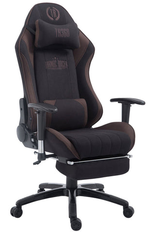 TPFLiving Racing Bürostuhl Shiva Stoff mit Fußablage TPFLiving Racing Bürostuhl Shiva Stoff mit Fußablage