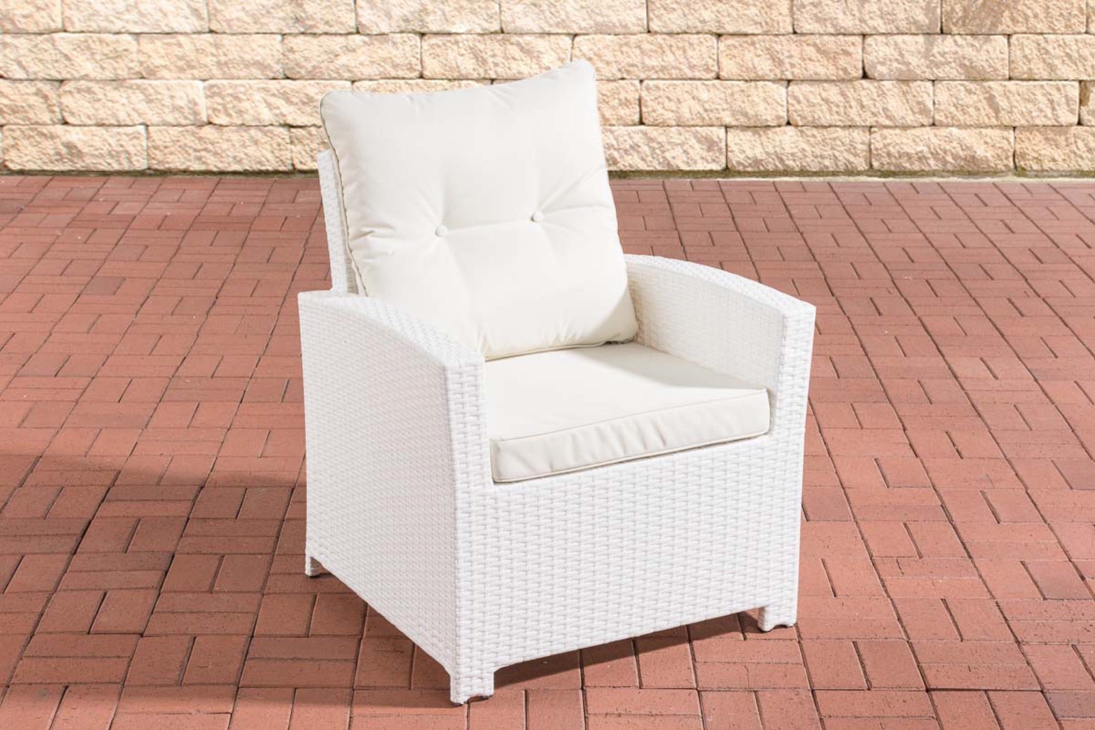 TPFGarden Sessel Fino Cremeweiß TPFGarden Sessel Fino Cremeweiß