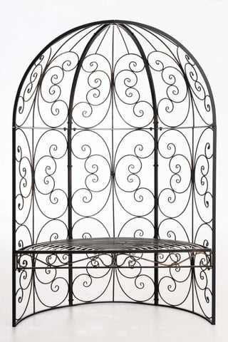 TPFGarden Halbpavillon Rosalia mit Sitzbank TPFGarden Halbpavillon Rosalia mit Sitzbank