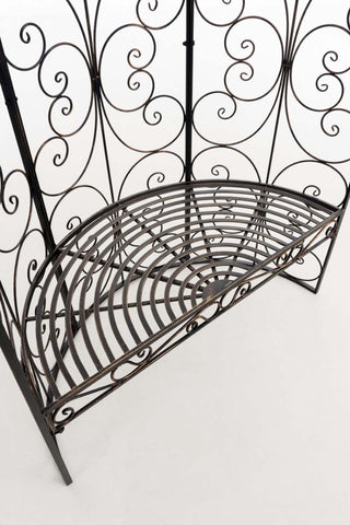 TPFGarden Halbpavillon Rosalia mit Sitzbank TPFGarden Halbpavillon Rosalia mit Sitzbank