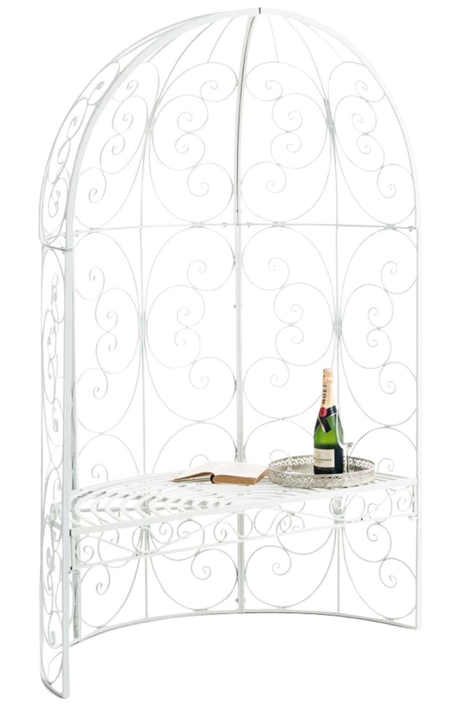 TPFGarden Halbpavillon Rosalia mit Sitzbank TPFGarden Halbpavillon Rosalia mit Sitzbank