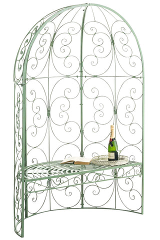 TPFGarden Halbpavillon Rosalia mit Sitzbank TPFGarden Halbpavillon Rosalia mit Sitzbank