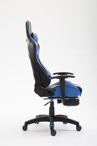 TPFLiving Bürostuhl Boack Kunstleder mit Fußablage TPFLiving Bürostuhl Boack Kunstleder mit Fußablage