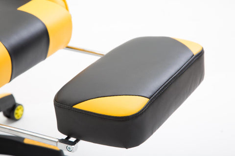 TPFLiving Bürostuhl Boack Kunstleder mit Fußablage TPFLiving Bürostuhl Boack Kunstleder mit Fußablage