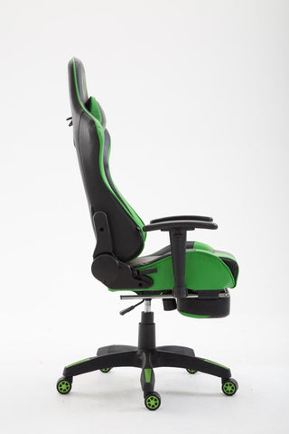 TPFLiving Bürostuhl Boack Kunstleder mit Fußablage TPFLiving Bürostuhl Boack Kunstleder mit Fußablage