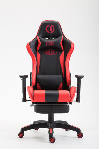 TPFLiving Bürostuhl Boack Kunstleder mit Fußablage TPFLiving Bürostuhl Boack Kunstleder mit Fußablage