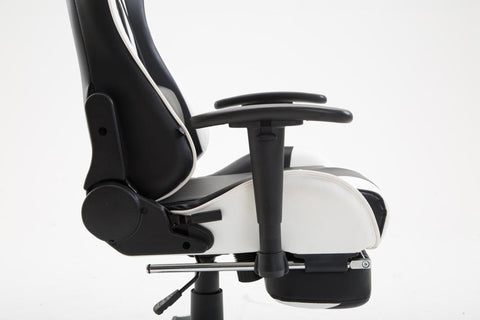 TPFLiving Bürostuhl Boack Kunstleder mit Fußablage TPFLiving Bürostuhl Boack Kunstleder mit Fußablage