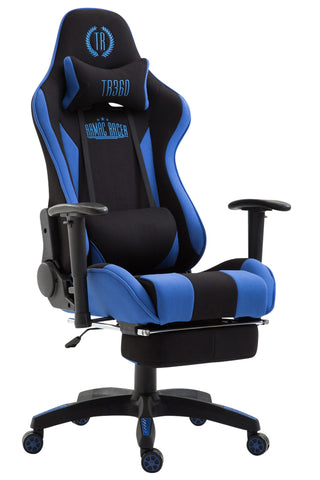 TPFLiving Bürostuhl Boack Stoff mit Fußablage TPFLiving Bürostuhl Boack Stoff mit Fußablage