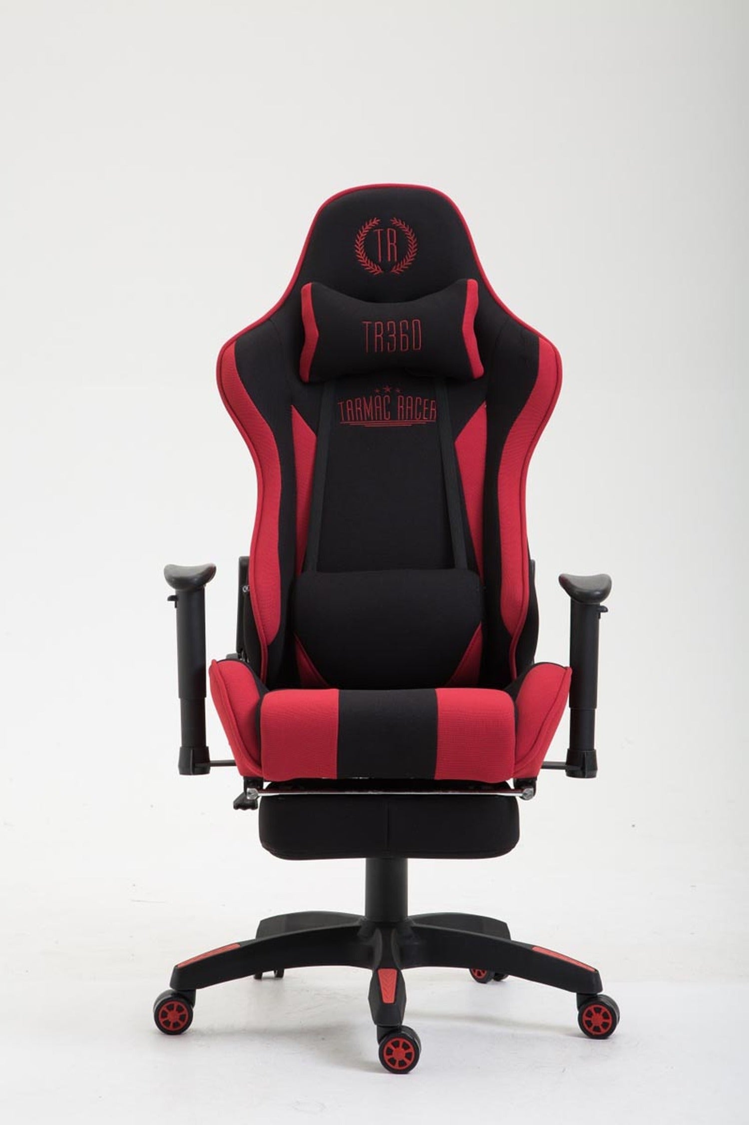 TPFLiving Bürostuhl Boack Stoff mit Fußablage TPFLiving Bürostuhl Boack Stoff mit Fußablage