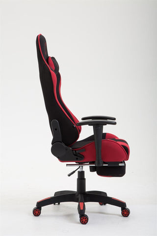 TPFLiving Bürostuhl Boack Stoff mit Fußablage TPFLiving Bürostuhl Boack Stoff mit Fußablage