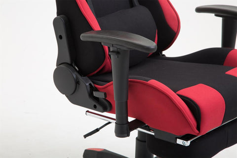 TPFLiving Bürostuhl Boack Stoff mit Fußablage TPFLiving Bürostuhl Boack Stoff mit Fußablage