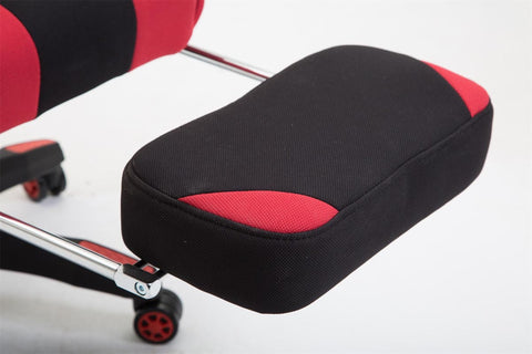 TPFLiving Bürostuhl Boack Stoff mit Fußablage TPFLiving Bürostuhl Boack Stoff mit Fußablage