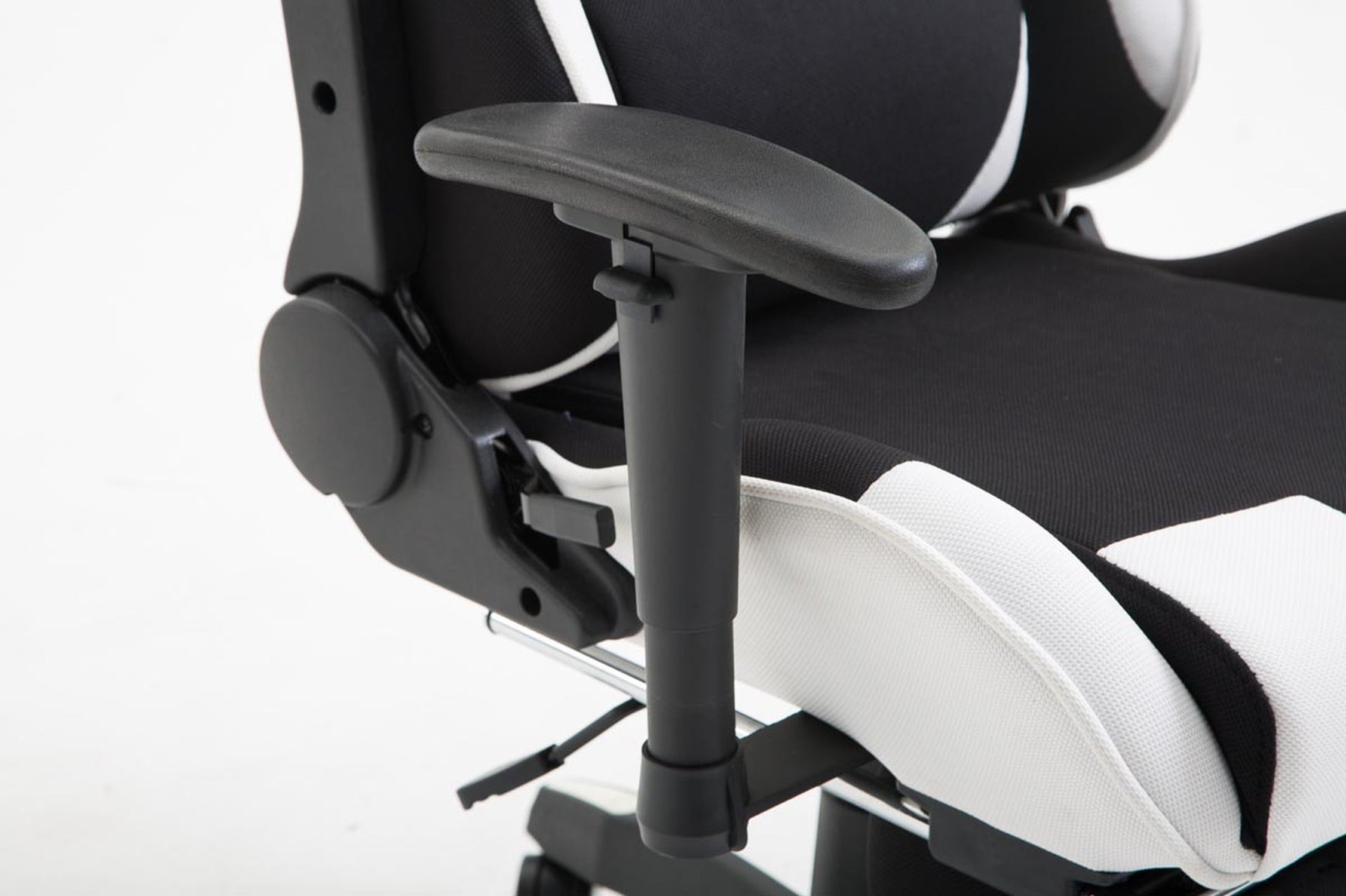 TPFLiving Bürostuhl Boack Stoff mit Fußablage TPFLiving Bürostuhl Boack Stoff mit Fußablage