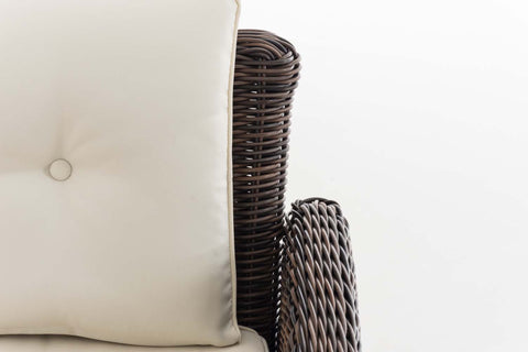 TPFGarden Eckgarnitur Siesta Rundrattan cremeweiß TPFGarden Eckgarnitur Siesta Rundrattan cremeweiß