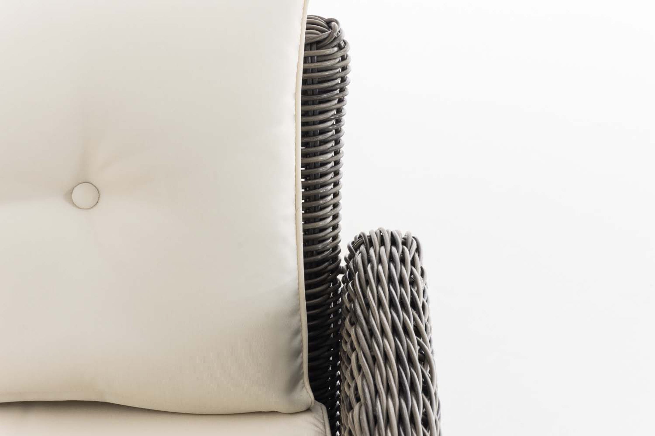 TPFGarden Eckgarnitur Siesta Rundrattan cremeweiß TPFGarden Eckgarnitur Siesta Rundrattan cremeweiß